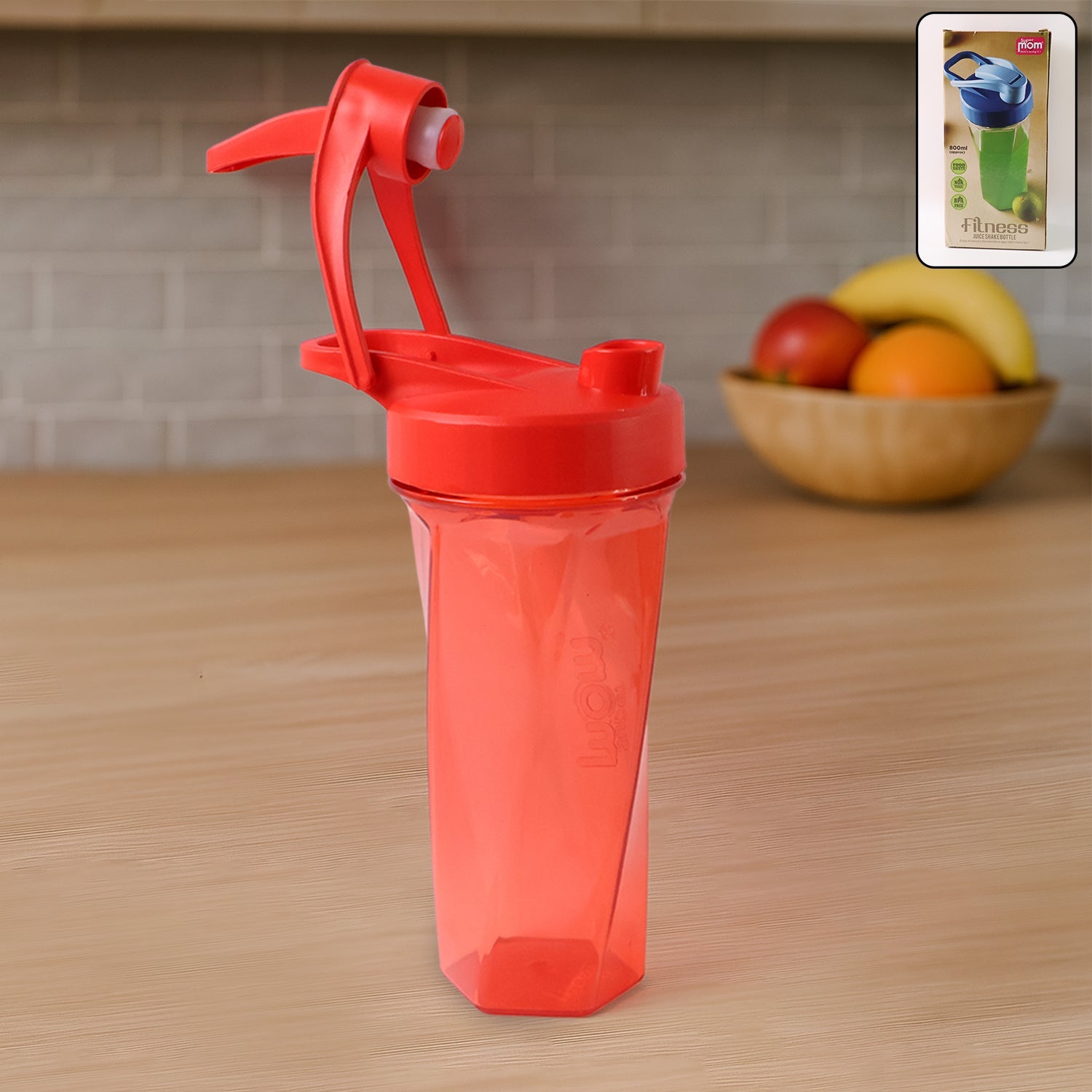 Manual Stirring Fitness Shaker Bottle with Hand Crank Approx
