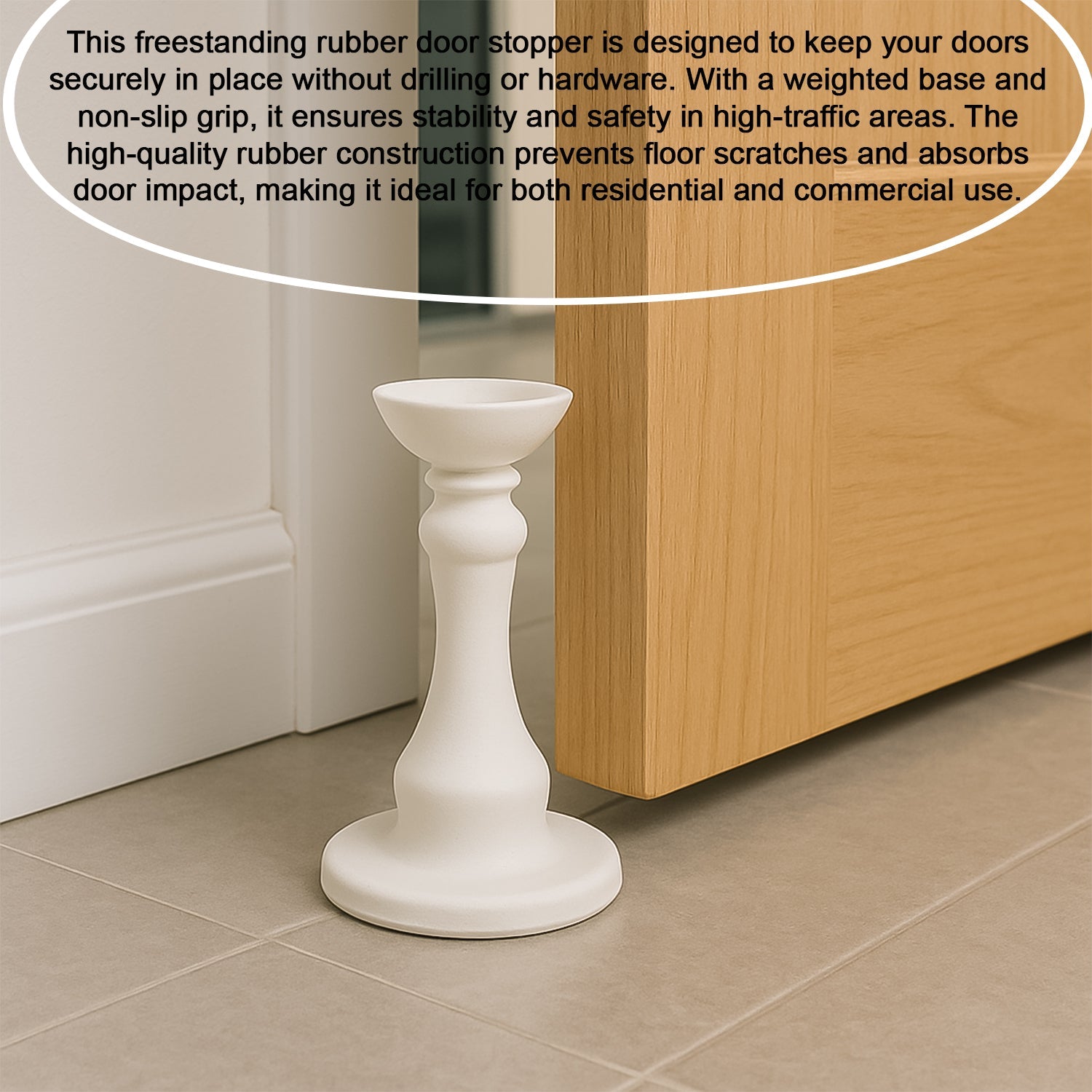 White Washing Machine Door Holder, Washing Machine Door Stopper (1 Pc)