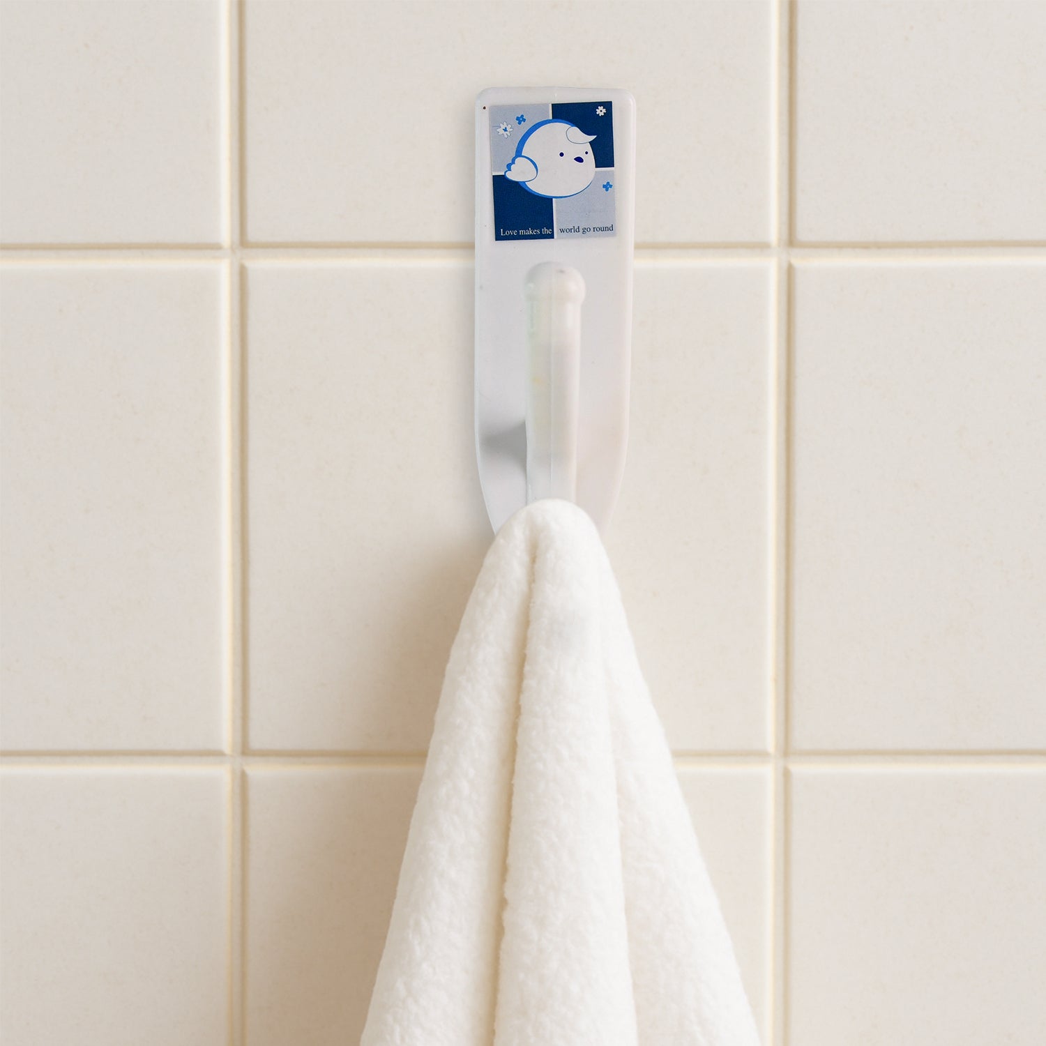 Multipurpose Wall Hooks: Strong & Self-Adhesive for Bathroom, Kitchen, Office ( Mix Design )