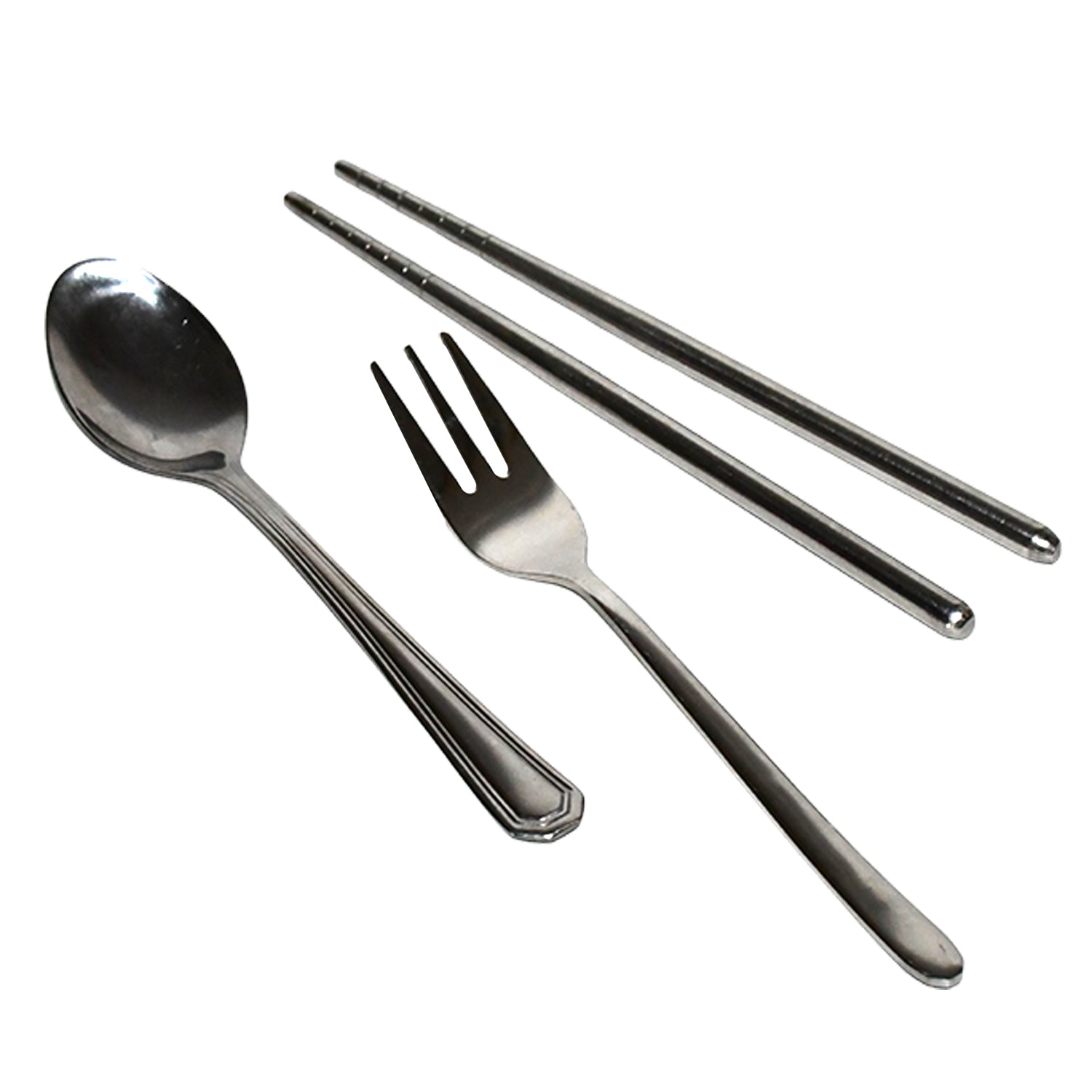 Steel Utensil Set with Spoon