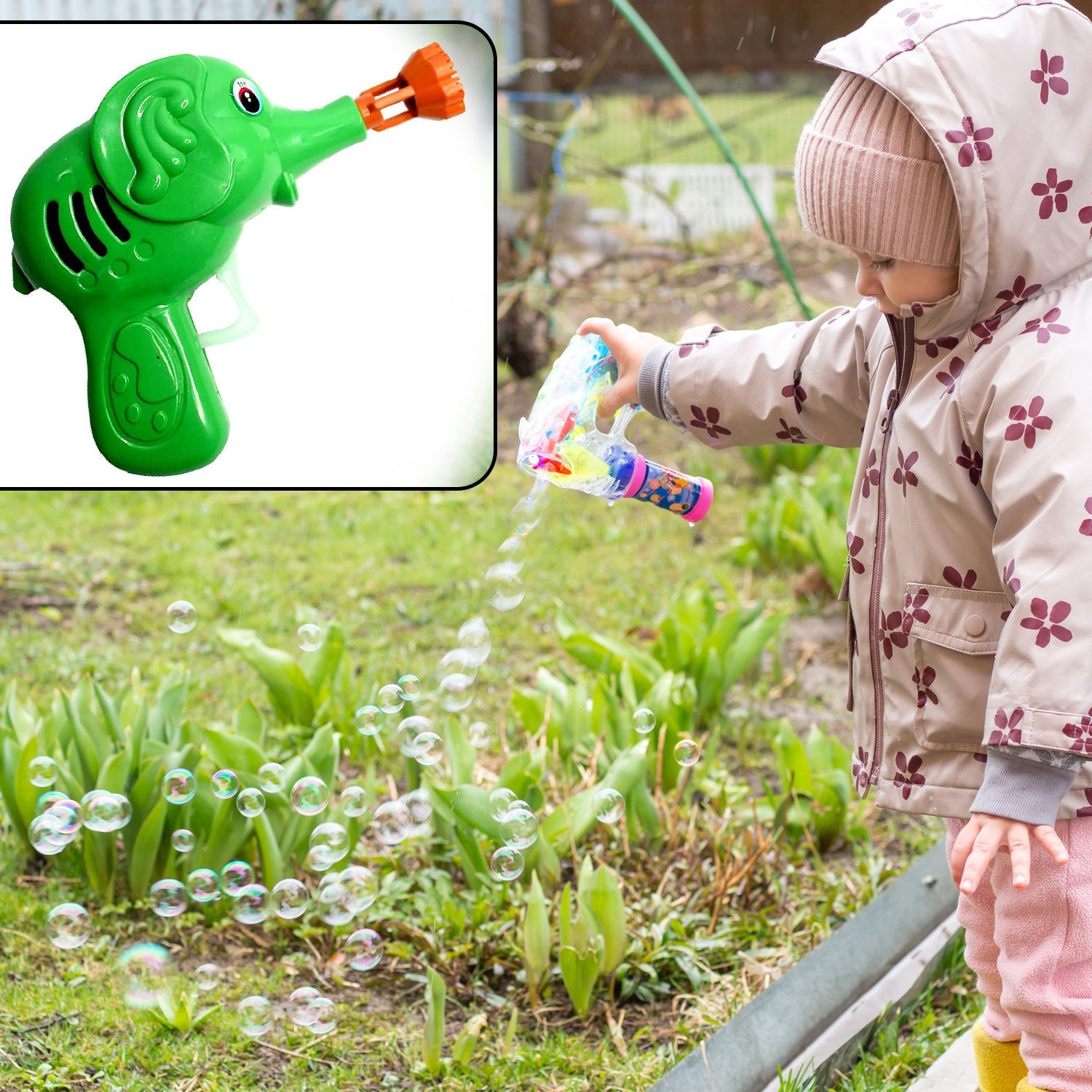 Cartoon Elephant Bubble Gun Toy