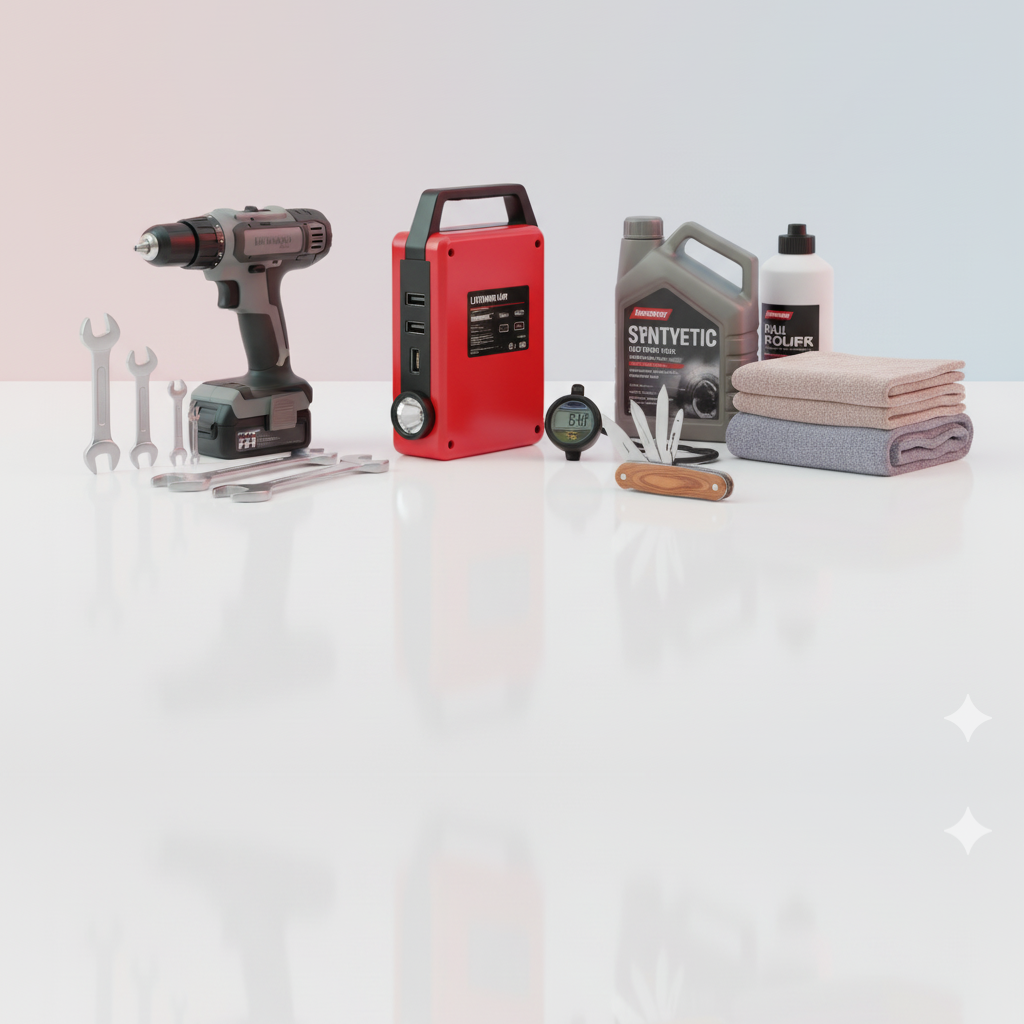 Wall-mounted garden tool organizer