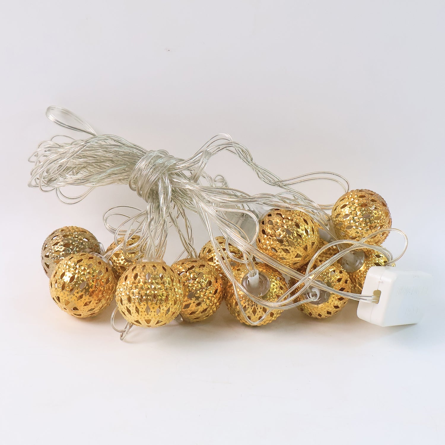 Golden Lakshmi Ganesh LED Lighted Diya